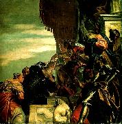 Paolo  Veronese coronation of esther oil